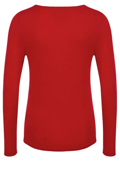 Пуловер TJW | Regular Fit | с добавка вълна Tommy Jeans червен