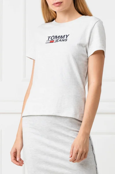 Тениска TJW LOGO | Regular Fit Tommy Jeans сив
