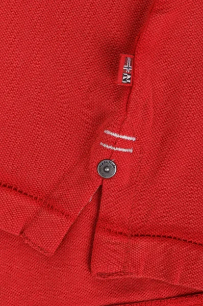 Блуза с яка Gandy ls1 Napapijri червен