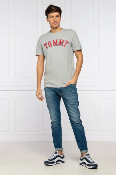 Тениска | Regular Fit Tommy Jeans сив