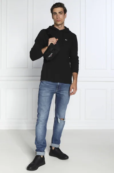 Суитчър/блуза WAFFLE | Regular Fit Tommy Jeans черен
