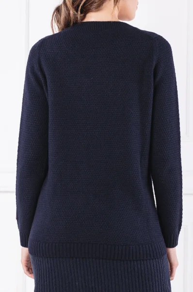 Пуловер CRIPTA | Regular Fit с добавка вълна и кашмир MAX&Co. тъмносин