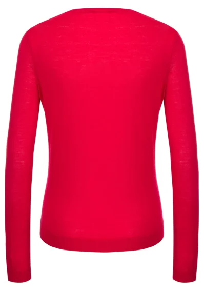 Вълнен пуловер | Regular Fit Emporio Armani червен