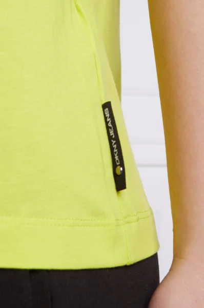 Тениска | Regular Fit DKNY JEANS лимонен