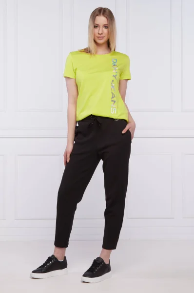 Тениска | Regular Fit DKNY JEANS лимонен