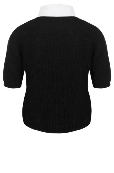 Пуловер Elisabetta Franchi черен