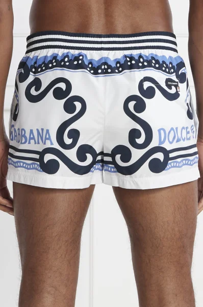 Шорти бански | Longline Fit Dolce & Gabbana син
