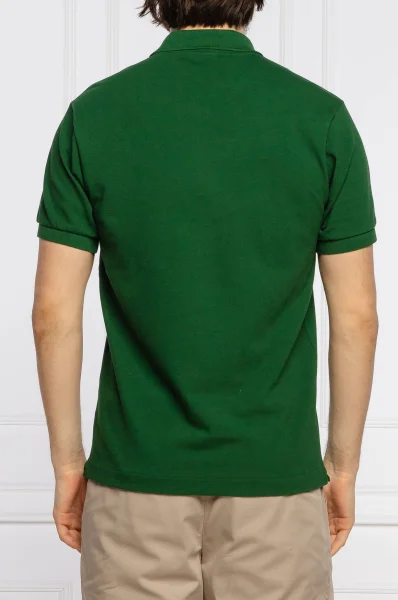 Поло/тениска с яка | Classic fit | pique Lacoste зелен