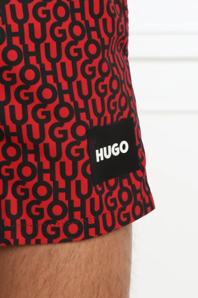 Шорти бански JAGO | Regular Fit Hugo Bodywear червен