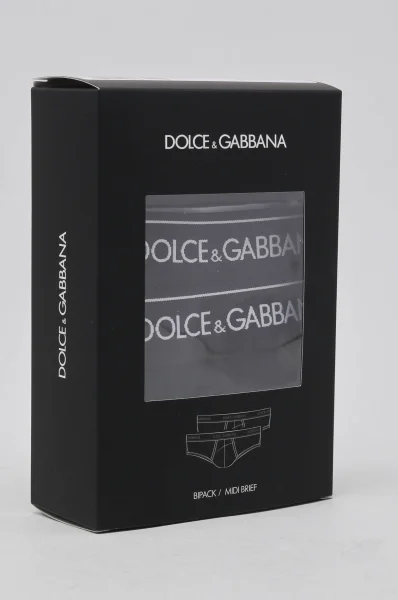 Слипове 2-pack Dolce & Gabbana черен