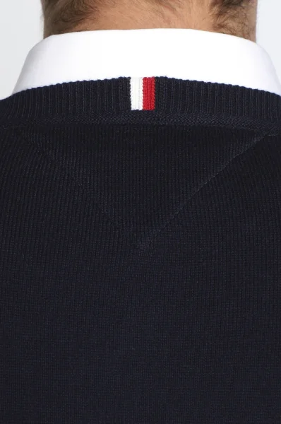 Пуловер | Regular Fit | с добавка кашмир Tommy Hilfiger тъмносин
