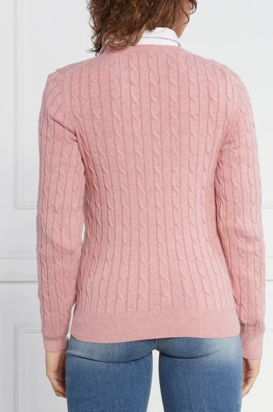 Пуловер | Regular Fit Gant розов