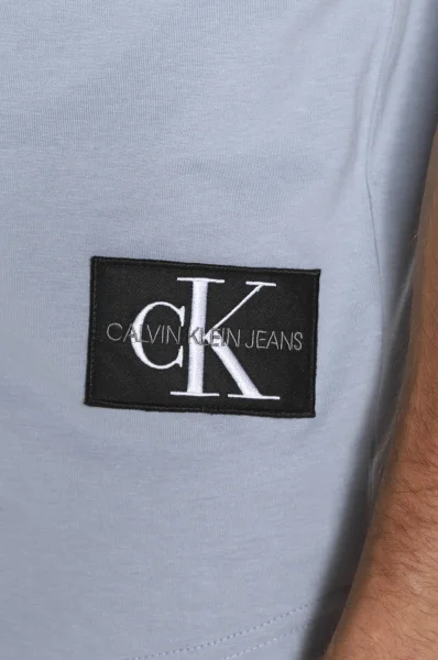 Тениска | Regular Fit CALVIN KLEIN JEANS небесносин