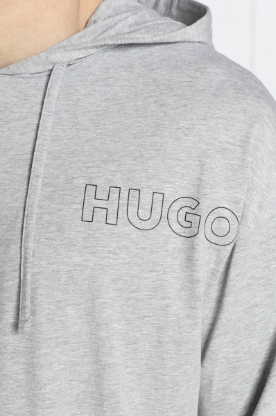 Блуза с дълъг ръкав Unite LS- Hood | Regular Fit Hugo Bodywear сив