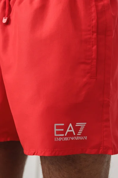 Шорти бански | Regular Fit EA7 червен