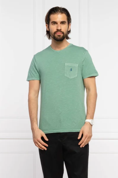 Тениска | Slim Fit POLO RALPH LAUREN зелен