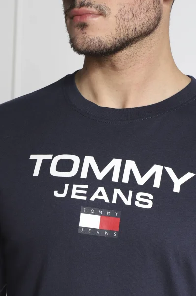 Блуза с дълъг ръкав | Regular Fit Tommy Jeans тъмносин