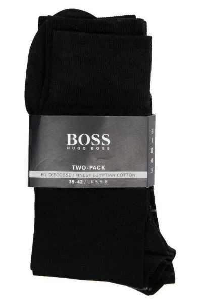 Fine Stripe 2-pack Socks BOSS BLACK черен