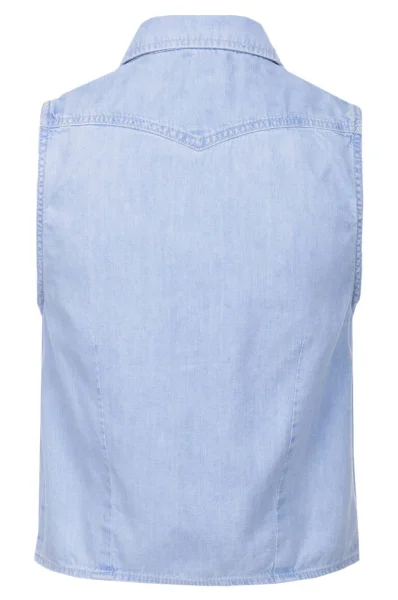 Блуза Binx | Regular Fit Pepe Jeans London небесносин