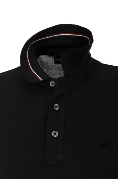 Polo shirt Emporio Armani черен