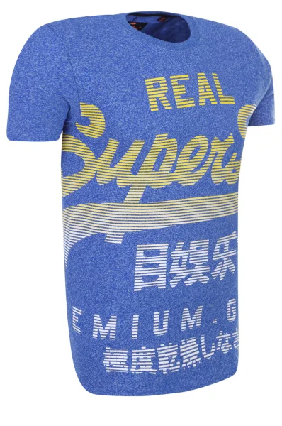 Тениска Vintage Real | Slim Fit Superdry син