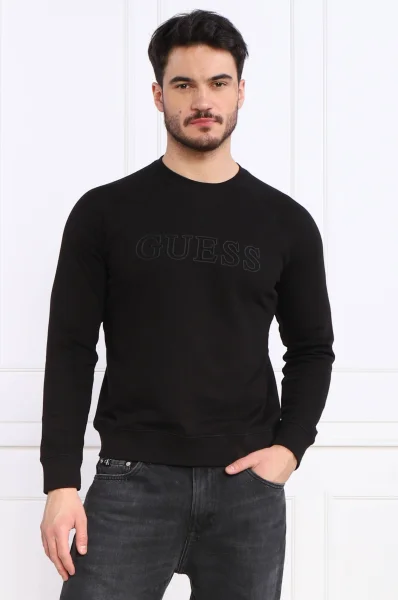 Суитчър/блуза ALDWIN | Regular Fit GUESS ACTIVE черен