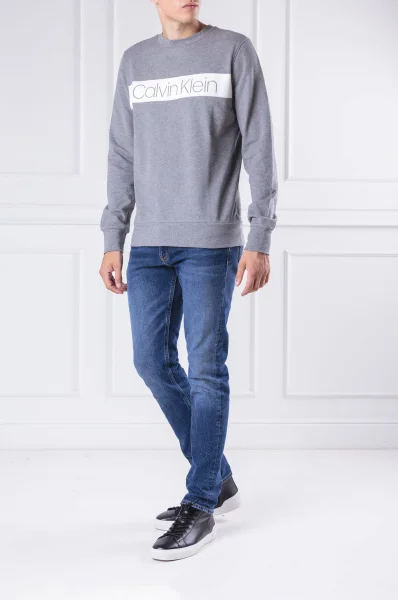 Суитчър/блуза LOGO | Regular Fit Calvin Klein сив