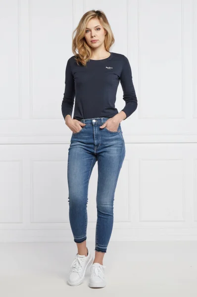 Блуза amberta | Slim Fit Pepe Jeans London тъмносин
