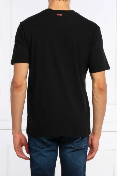 Тениска Dichard | Regular Fit HUGO черен