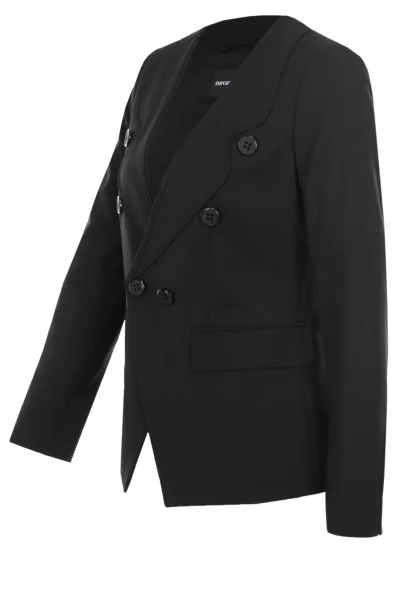 Wool blazer Emporio Armani черен