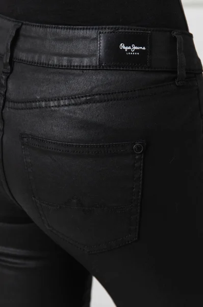 Дънки PIXIE | Slim Fit | mid waist Pepe Jeans London черен