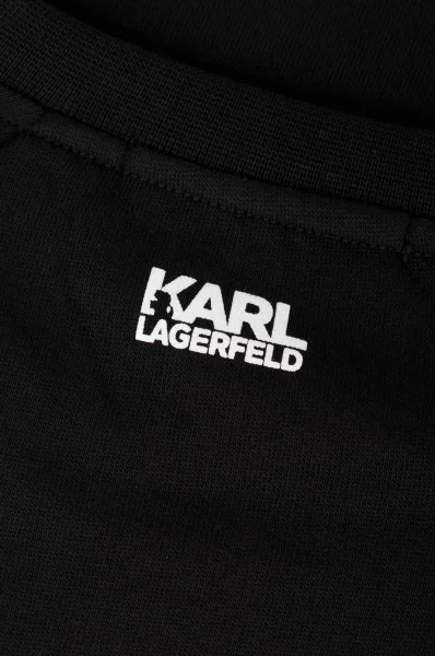 Sweatshirt Rhinestones Karl Lagerfeld черен