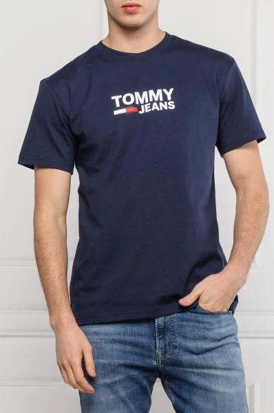 Тениска | Regular Fit Tommy Jeans тъмносин