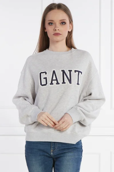 Суитчър/блуза | Oversize fit Gant сив