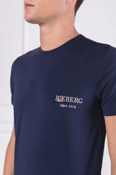 Тениска | Regular Fit Iceberg тъмносин