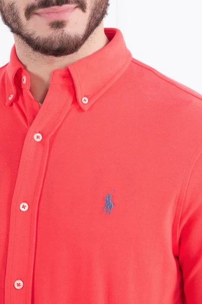 Риза | Regular Fit | pique POLO RALPH LAUREN червен