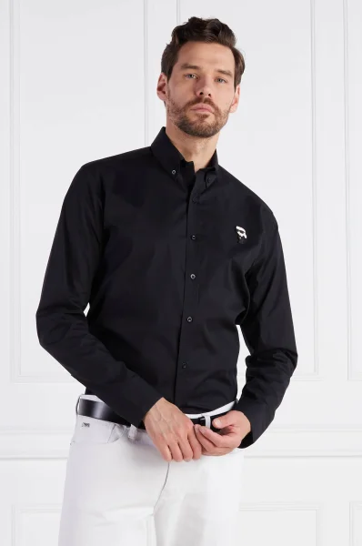 Риза | Regular Fit Karl Lagerfeld черен