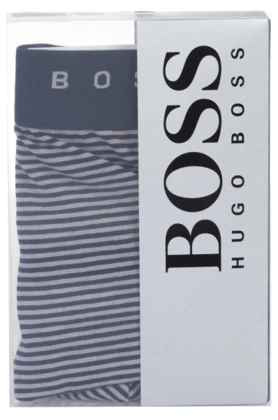Bokser Stripes Boxer Briefs BOSS BLACK графитен