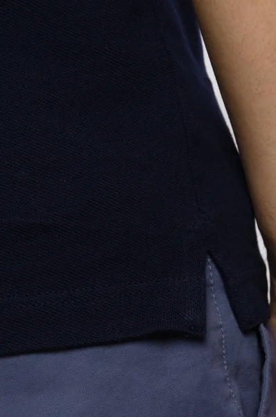 Поло/тениска с яка | Slim Fit | pique Lacoste тъмносин