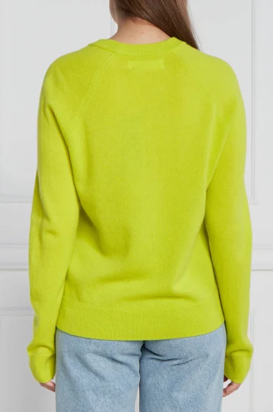 Кашмирен пуловер | Regular Fit Samsøe Samsøe лимонен