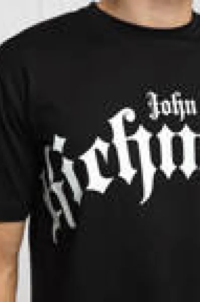 Тениска GENYEN | Regular Fit John Richmond черен