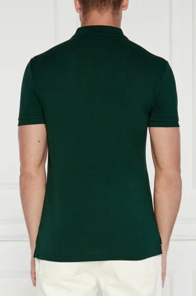 Поло/тениска с яка | Slim Fit | pique POLO RALPH LAUREN зелен