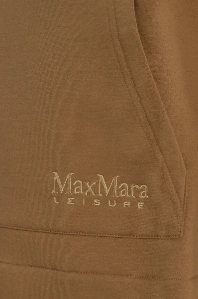 Суитчър/блуза | Regular Fit Max Mara Leisure кафяв