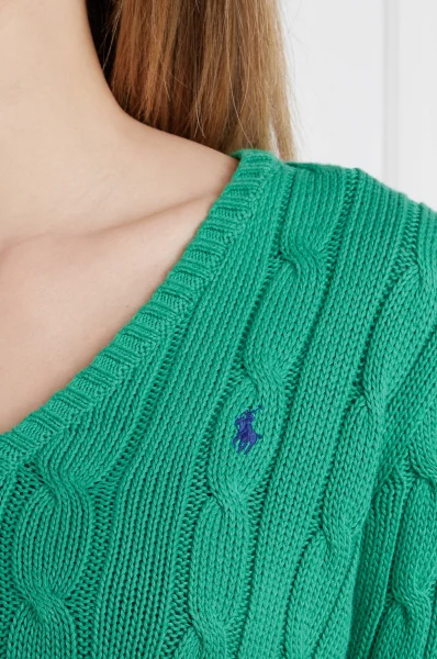 Пуловер | Slim Fit POLO RALPH LAUREN зелен
