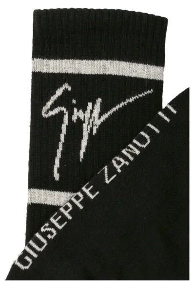 Чорапи LOT CALZINI LOGO JACQUARD Giuseppe Zanotti черен
