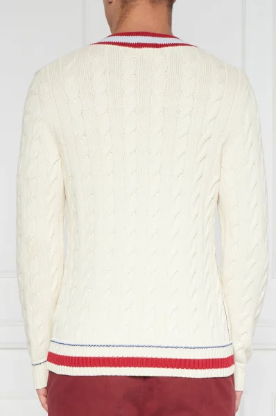 Пуловер | Classic fit Lacoste Екрю