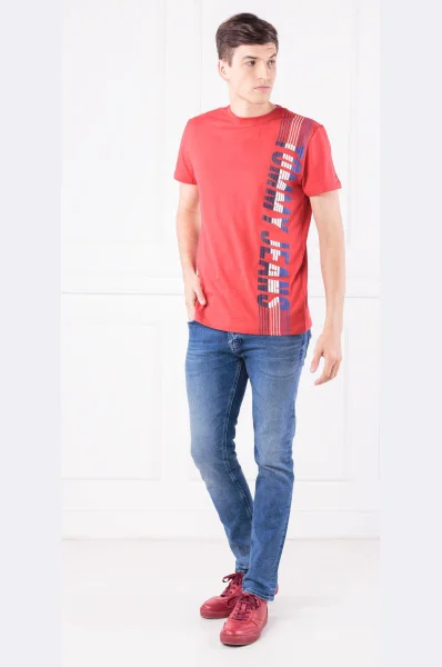 T-shirt TJM vertical | Regular Fit Tommy Jeans червен