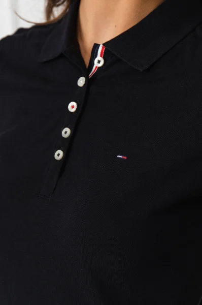Поло/тениска с яка ORIGINAL | Regular Fit Tommy Jeans черен