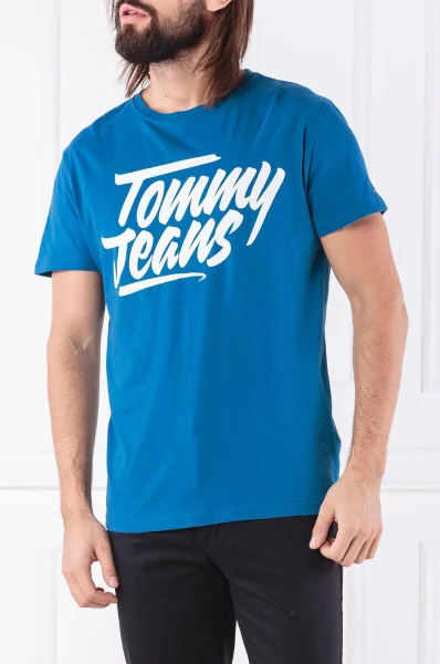 Тениска ESSENTIAL | Regular Fit Tommy Jeans син