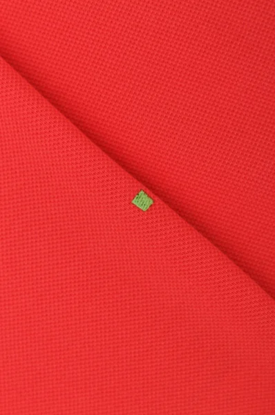 Поло/тениска с яка Paddy BOSS GREEN червен